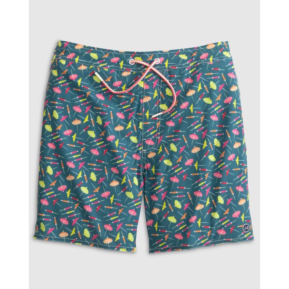 Half Elastic 7" Surf Shorts, Size: L